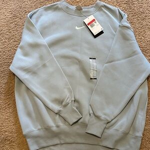 Nike Women’s Light Blue Crewneck Sweater
